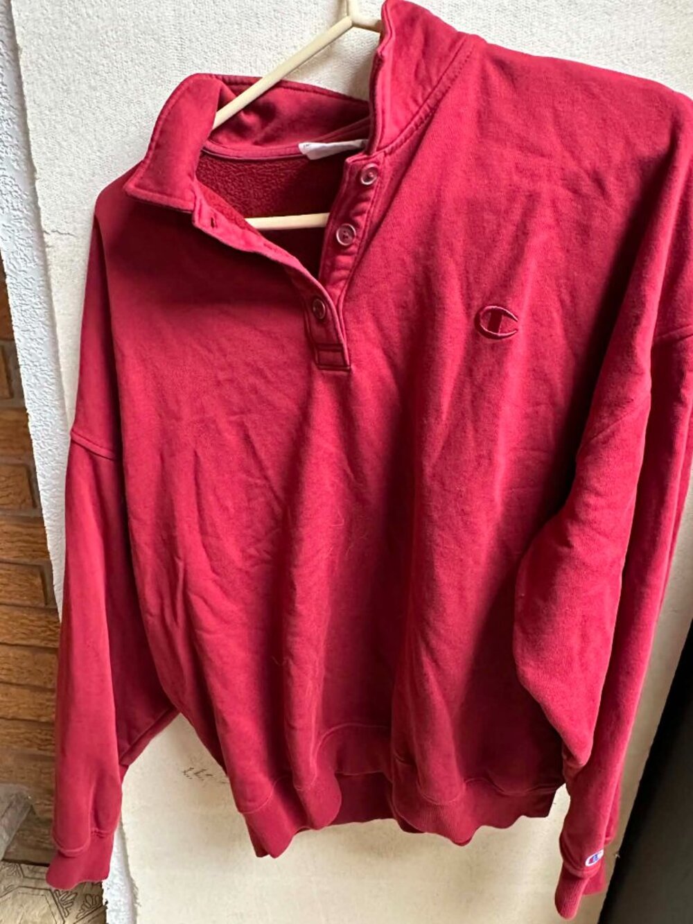 Ladies Red Champions longsleeve